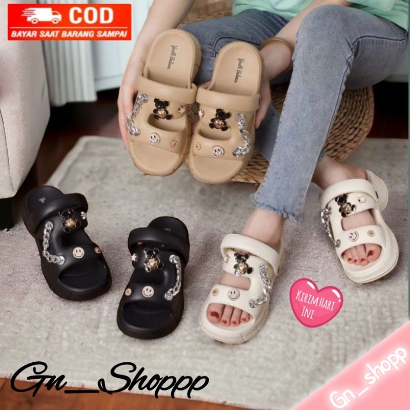 BALANCE IMPORT Sandal Wanita  Eva Rubber Korean StyleTerbaru Terlaris Youth Balance 2638