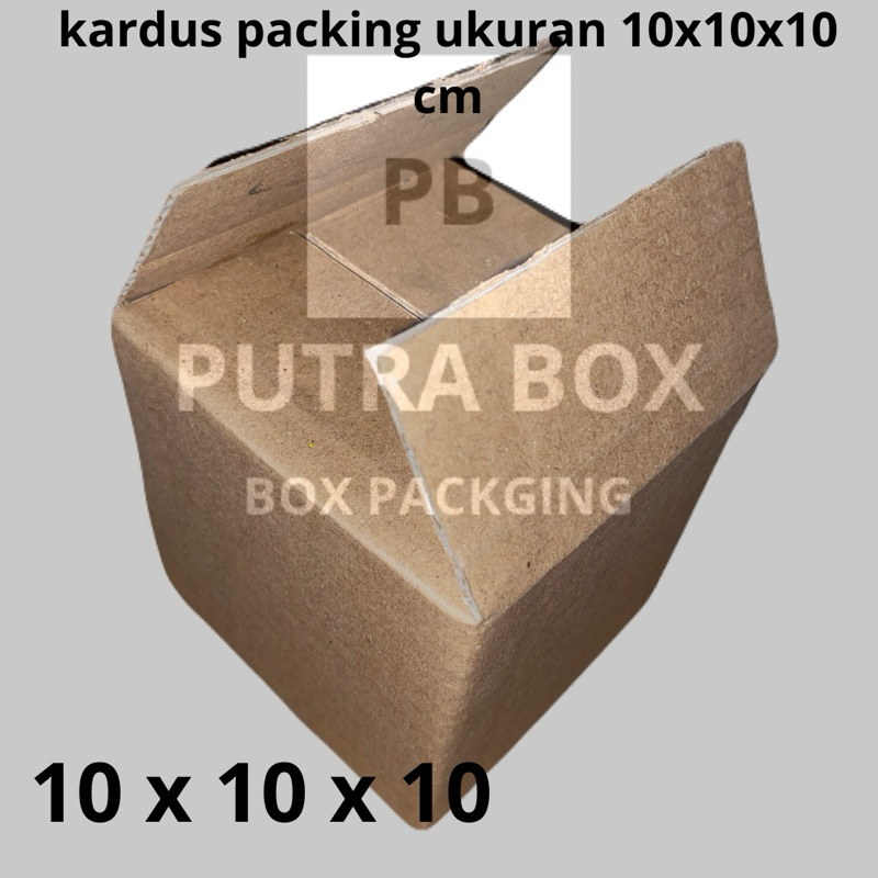 

Kardus packing ukuran 10x10x10 cm
