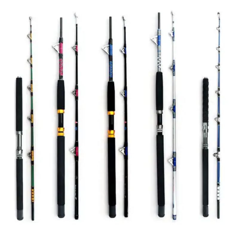 Trolling rod Joran trolling drag 69 Kg 198 cm high carbon