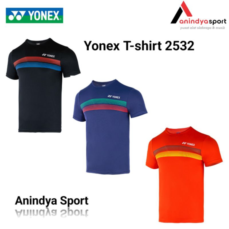 Kaos Jersey Badminton Original Yonex Round Neck T-shirt Easy Tee 2532
