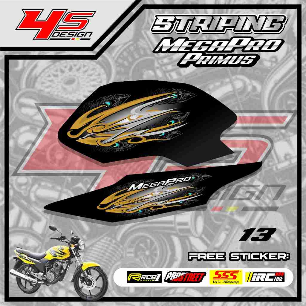 13 STICKER STRIPING MP PRIMUS VARIASI - STICKER STRIPING MP PRIMUS