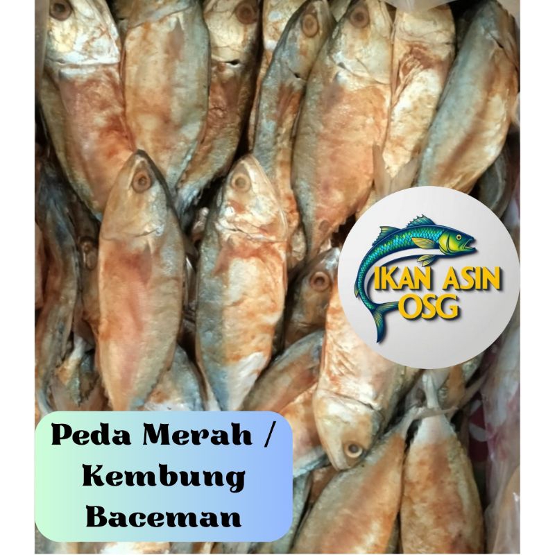 

Ikan Asin Peda Merah / Kembung Baceman (size jumbo) 500 gram