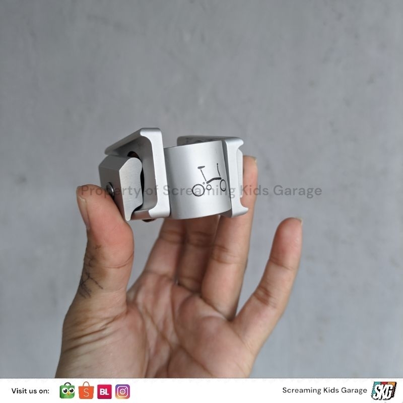 Pentaclip sepeda Brompton Second Mulus