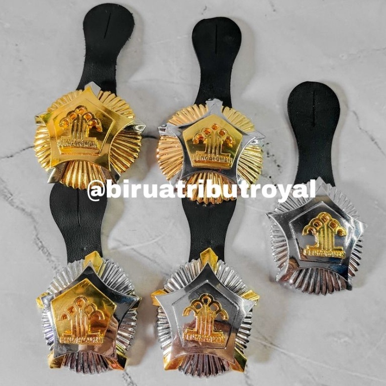 BESTSELLER TANDA JABATAN ESELON 5 4A 4B 3A 3B KUMHAM TERBARU TANPA AKRILIK  KEMENKUMHAM