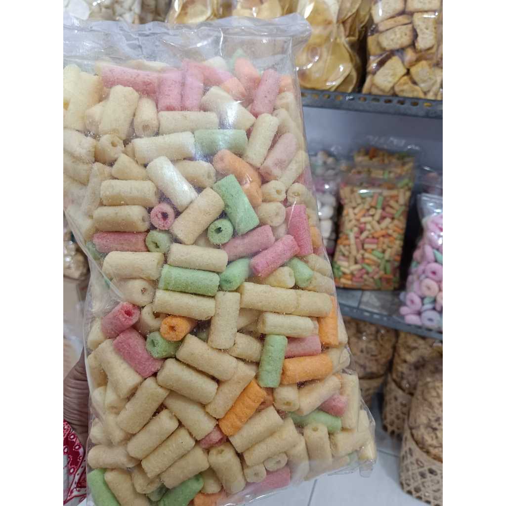 

JAJAN ANAK KILOAN STICK JAGUNG RASA BUAH KEMASAN 250GRAM