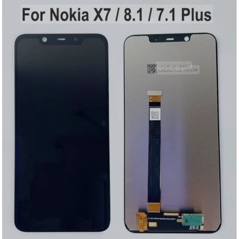 《BERGARANSI》LCD Nokia 7.1 plus/Nokia X7/Nokia 8.1 TA-1119 TA-1121TA-1128 TA-1131 Layar LCD Touch Scr