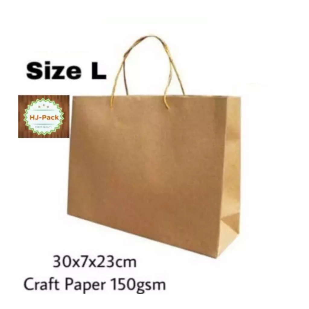 

Paperbag coklat polos ukuran 30x7x23 papeebag polos uk 30x7x23 MINIMAL ORDER 20pcs dan kelipatan 20