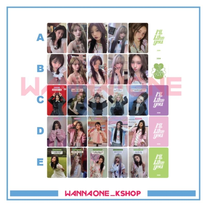 photocard Illit CHERISH  I'll like you pob album