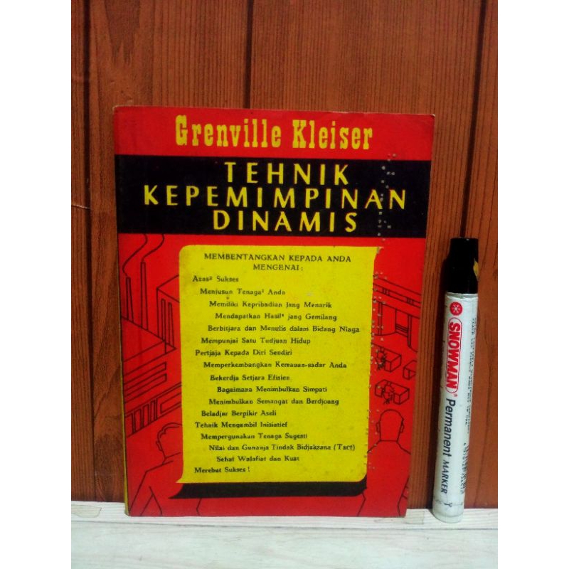 buku tehnik kepemimpinan dinamis, ejaan lama
