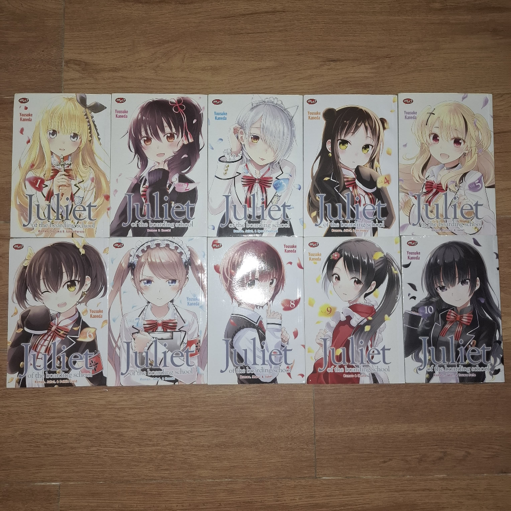 Manga/Komik: Juliet of The Boarding School Set 1-10 (Preloved)