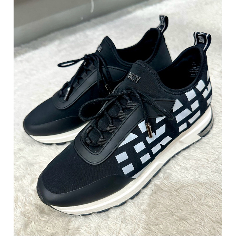Sepatu DKNY Original 100% Unisex Sneakers Style/Gaya DKNY Warna Hitam Original Asli
