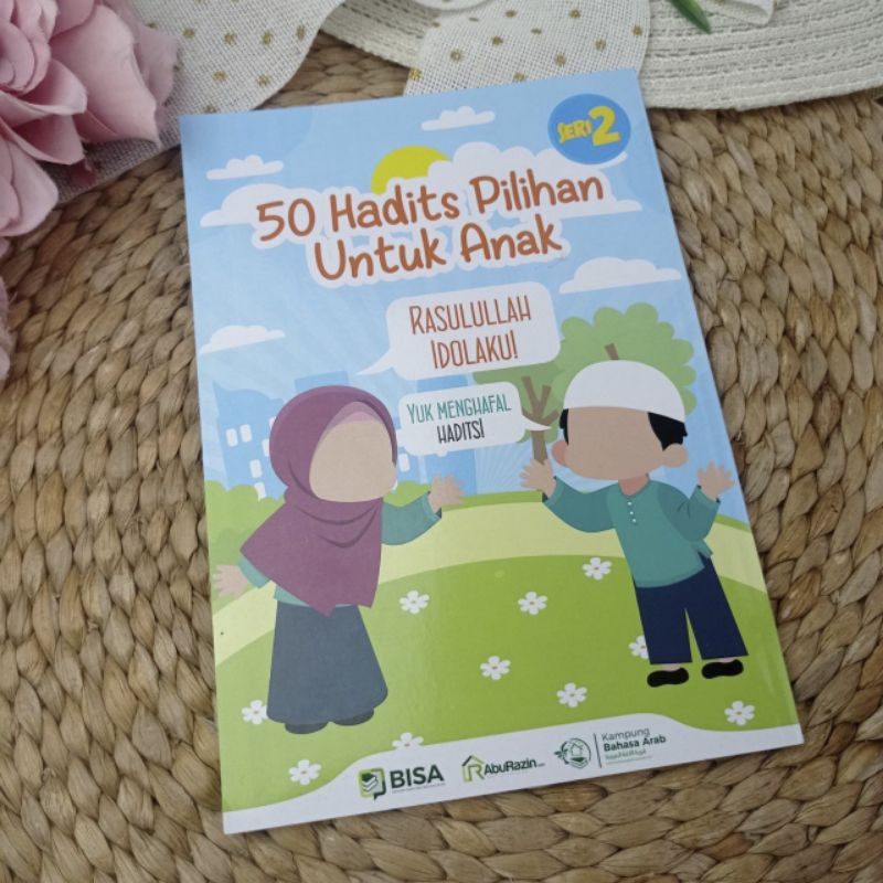 Buku 50 Hadits Pilihan Untuk Anak Seri 1 dan 2 Ukuran A5