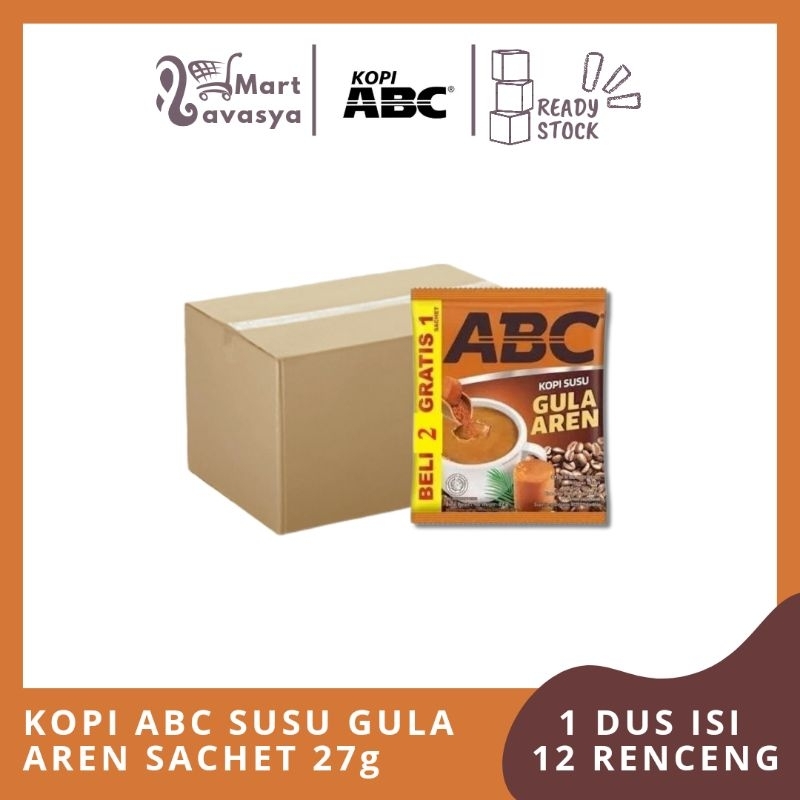 

KOPI ABC SUSU GULA AREN 27g - 1 DUS ISI 12 RENCENG - KOTA BANDUNG - LAVASYA MART