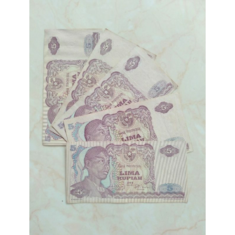 paket mahar nikah kertas Kuno 25 rupiah sudirman rp25