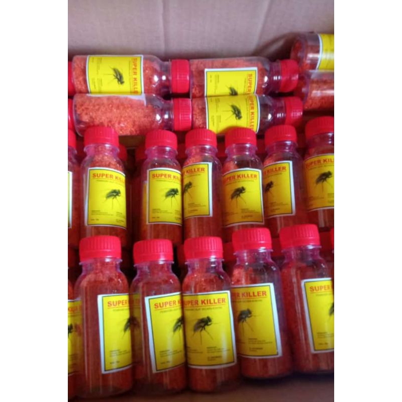 superkiler obat lalat tabur 10 botol