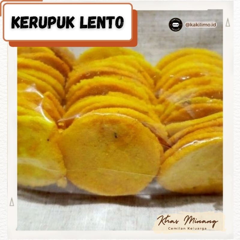 

Kerupuk Lento Bulat Kecil / Kerupuk Khas Minang