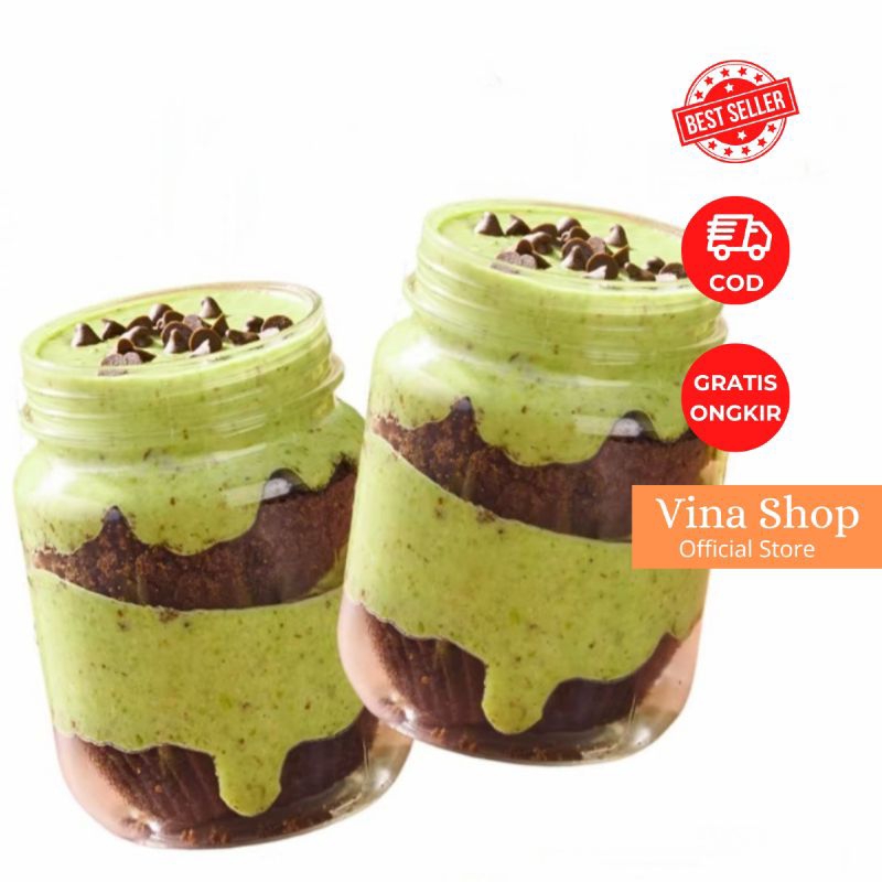 

Jar Cake Dubai Chocolate Pistachio Coklat Dubai 200 ml