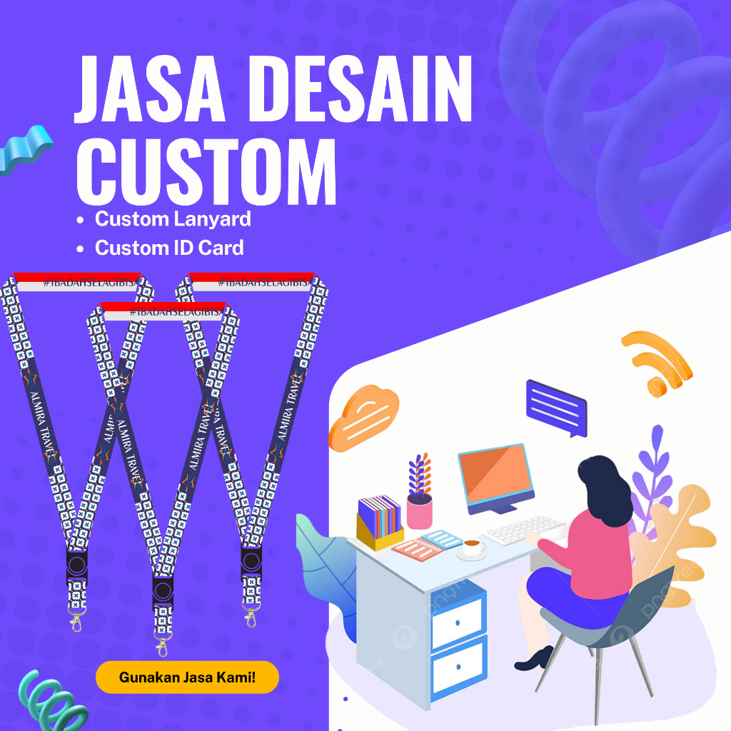 

Jasa Desain Tali Lanyard dan ID Card Berkualitas