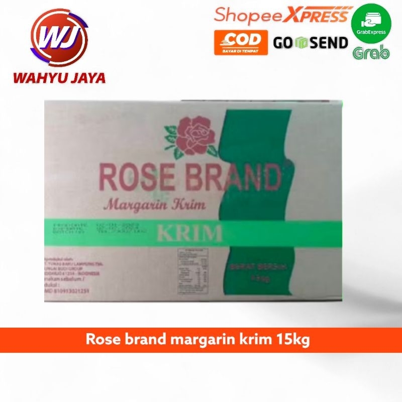 

Rose brand margarin krim 15kg