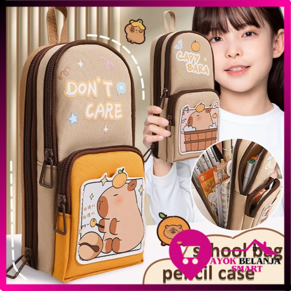 

ABS Tempat Pensil 3D 3 Resleting Karakter Kartun Kapasitas Besar Kotak Pensil Anak Sekolah 6 Sekat Tempat Pensil Lucu Kotak Pensil Serbaguna 6 Layers Tempat Alat Tulis Perlengkapan Sekolah 3 Sisi Resleting