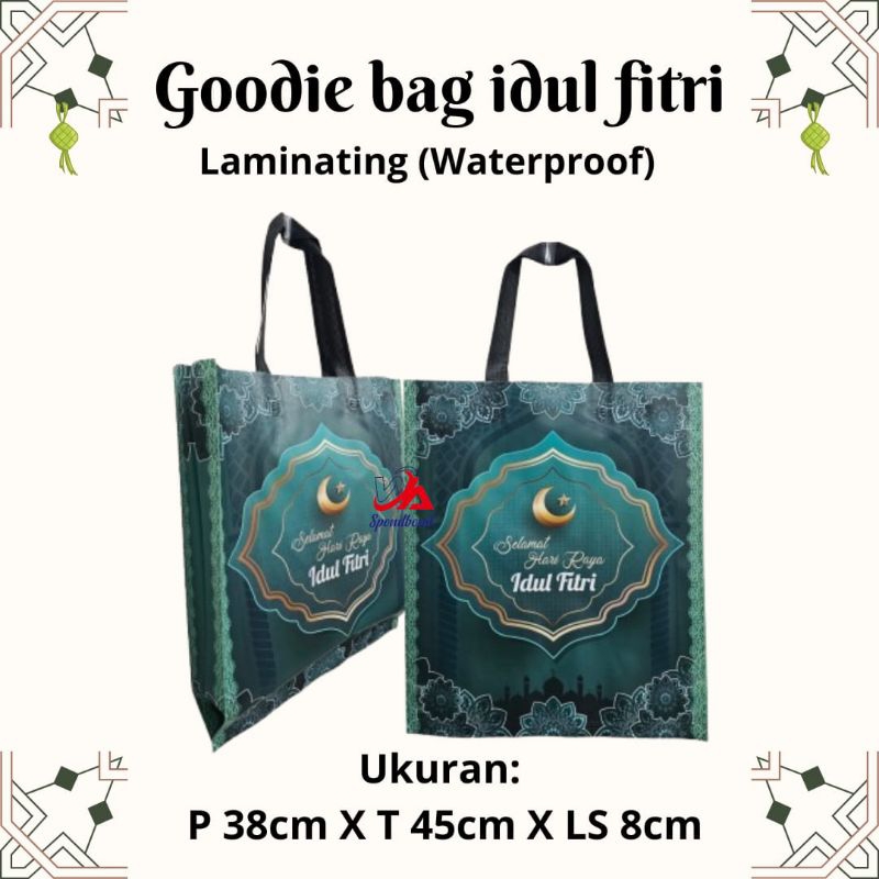 

(Lusinan isi 12pcs) Goodiebag IDUL FITRI LAMINASI (LEBARAN)