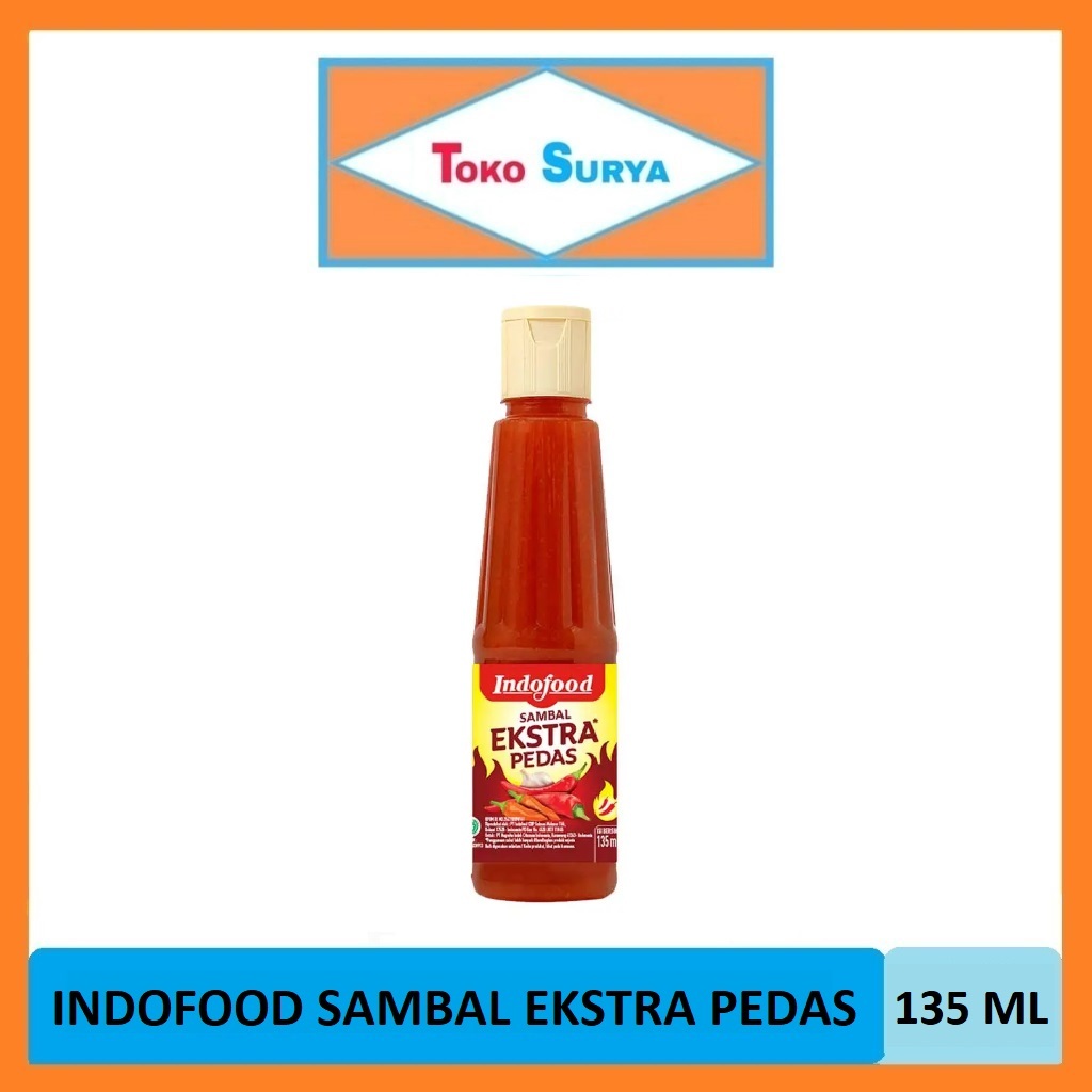 

Indofood Sambal Ekstra Pedas Botol 135 Ml