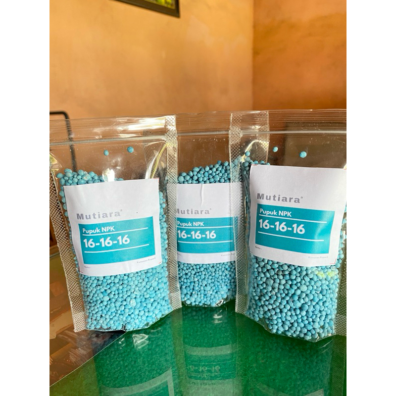 Pupuk NPK Mutiara NPK 16-16-16 100gr (Repack) ASLI