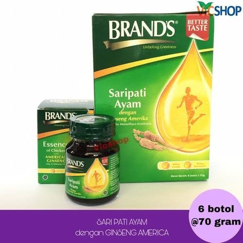 

Brand's Saripati Ayam with Ginseng Amerika 70gr