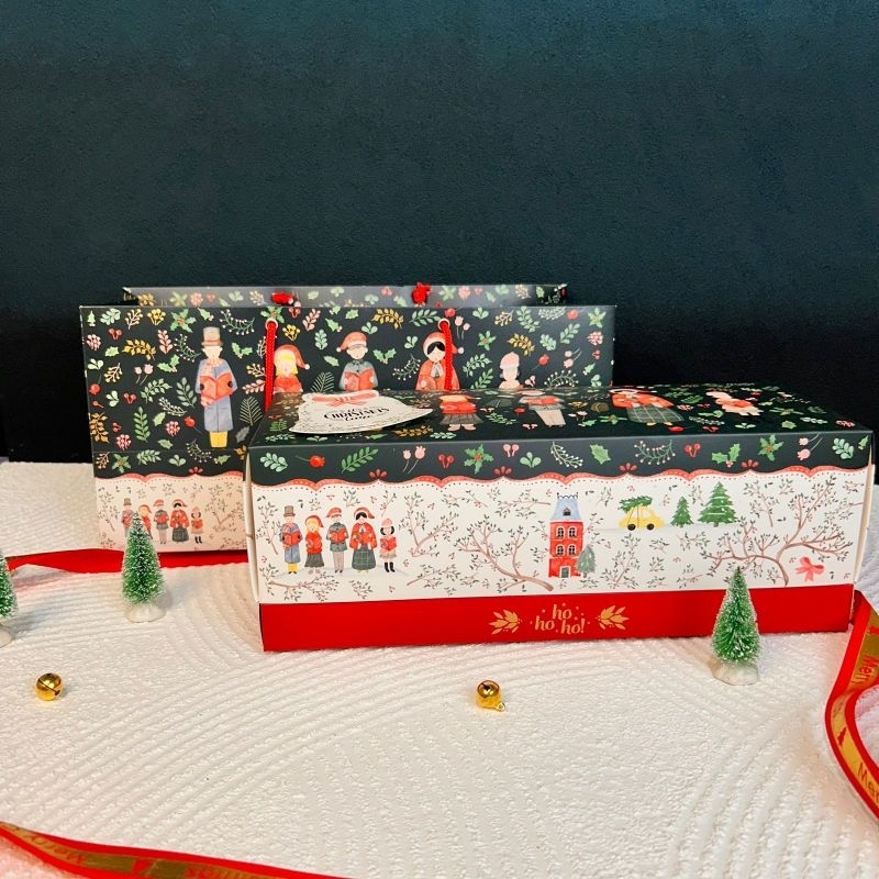 

Hampers Christmas paket E/kue kering/hampers natal (with wijsman) free paper bag