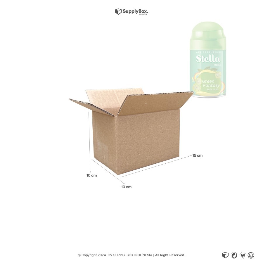 

KARDUS BOX PACKAGING 15 x 10 x 10 CM | Kardus | Cardboard | Dus Box | Dus