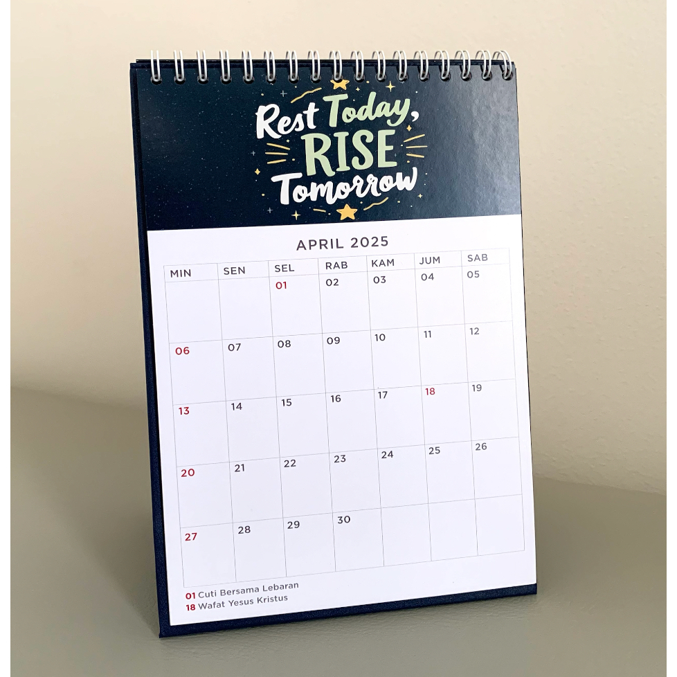 

Kalender 2025 / Calendar 2025 / Kalender Meja 2025
