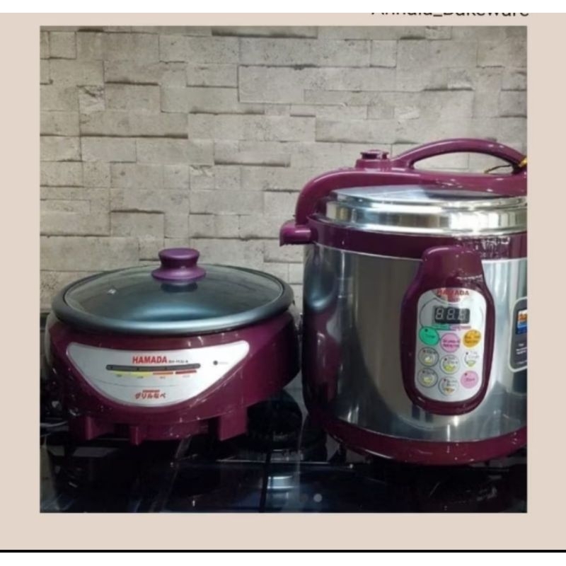 Panci presto Hamada 6L, presto listrik pressure cooker