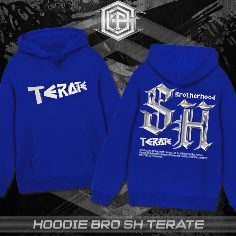 Hoodie Brotherhood SH Terate Hoodie Biru Benhur