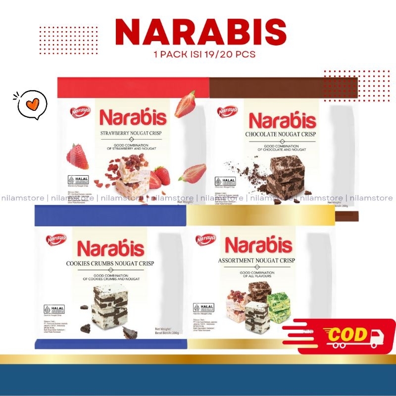 

Narabis Naraya Nougat 200g - Naraya Nougat Narabis - Naraya Narabis 200g