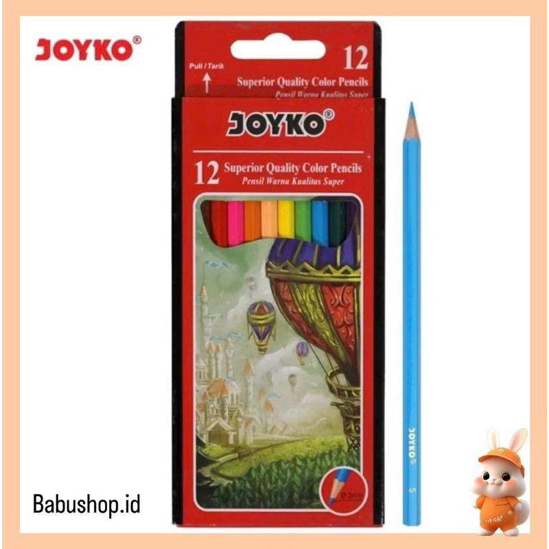 

BBS Pensil warna joyko panjang 12 warna CP-100