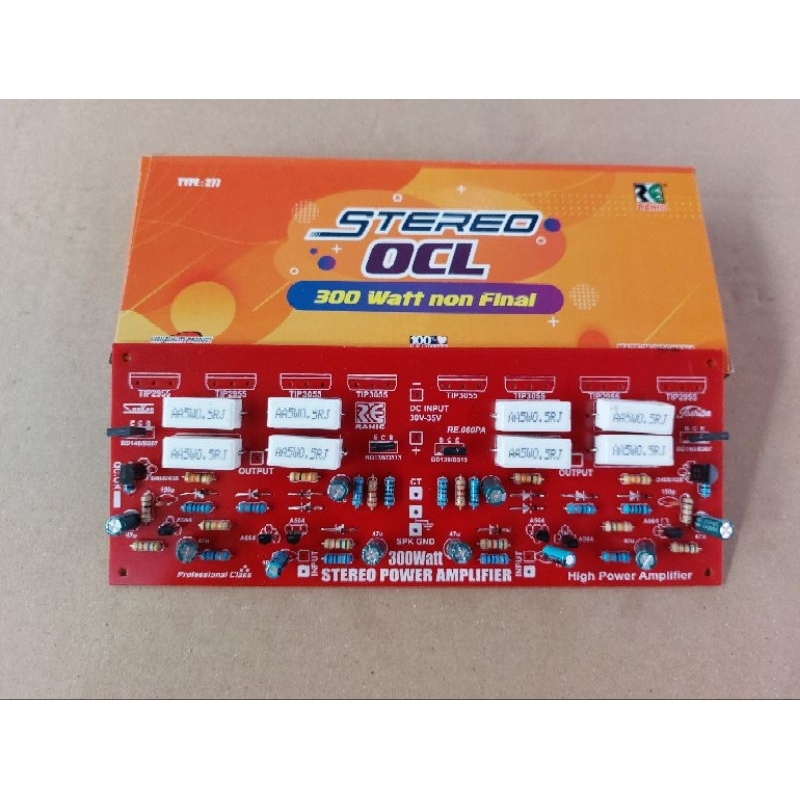 Kit Driver Power Amplifier OCL Stereo 300 Watt