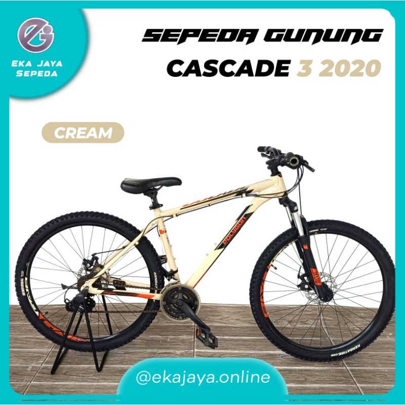 Sepeda Gunung MTB 27.5 POLYGON Cascade 3 2020 - Cream [Second]