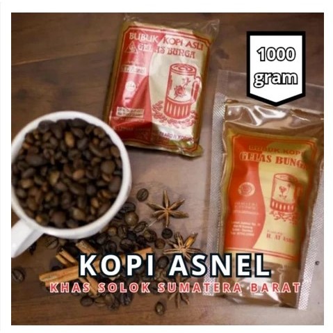 

Kopi Asnel/Kopi Asnel gelas tangkai kualitas premium/khas solok sumatera barat 1 kg