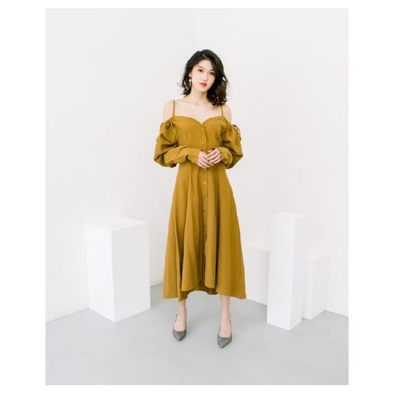 PRELOVED - Dress hitam panjang