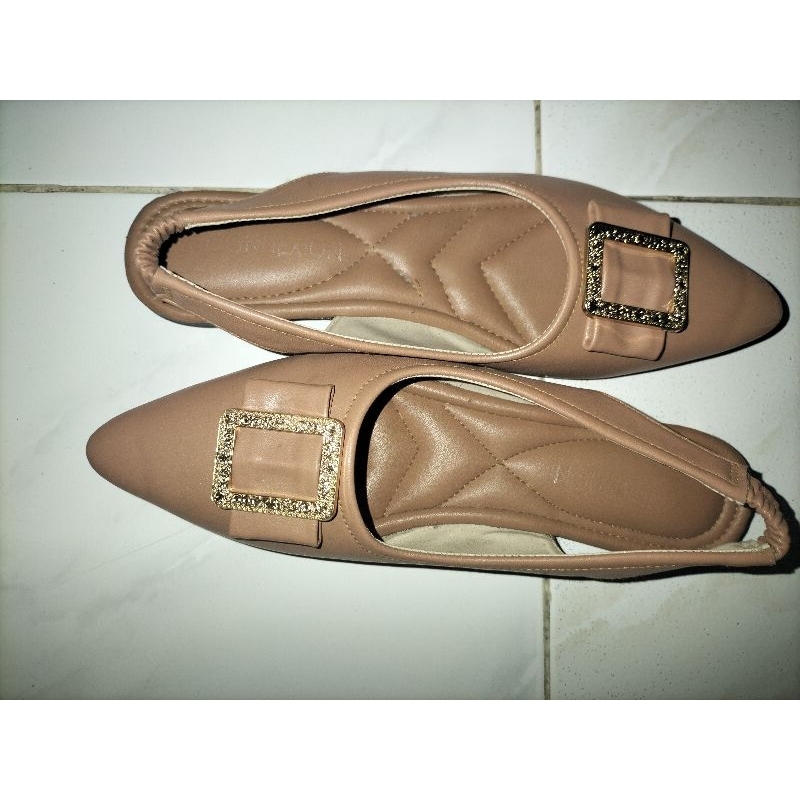Sandal Wanita Flat Tali Belakang Connexion
