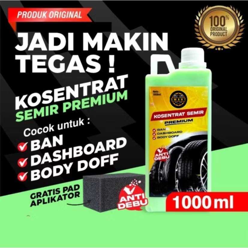 KOSENTRAT SEMIR BAN Original / Konsentrat Semir Ban Premium Untuk Motor dan Mobil 1Liter