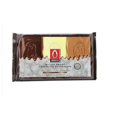 

Tulip Dark Chocolate Couverture Coklat Bittersweet Chocolate 55% 500 g