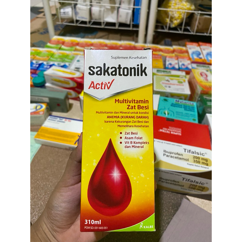 Sakatonik Activ Multivitamin dan Zat Besi