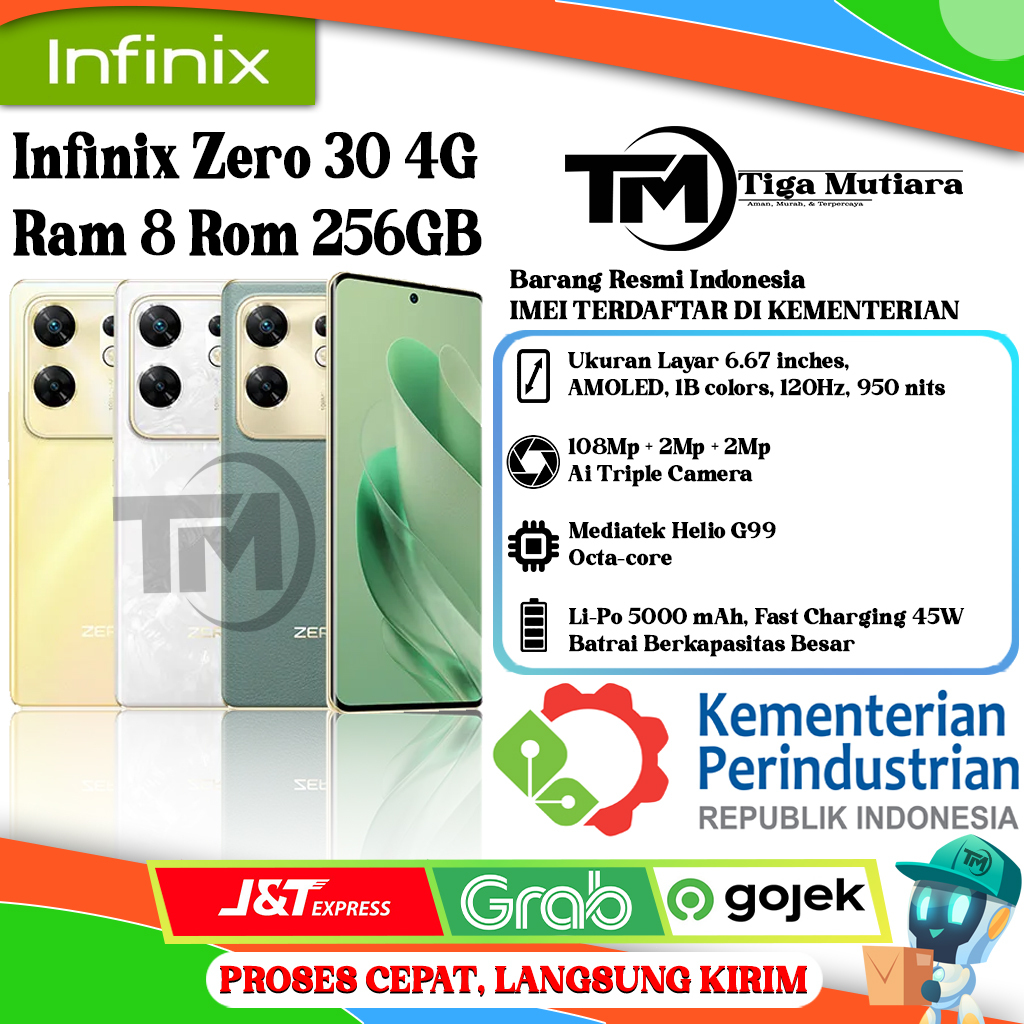 Infinix Zero 30 4G | 5G Ram 8/256GB | Ram 12/256GB