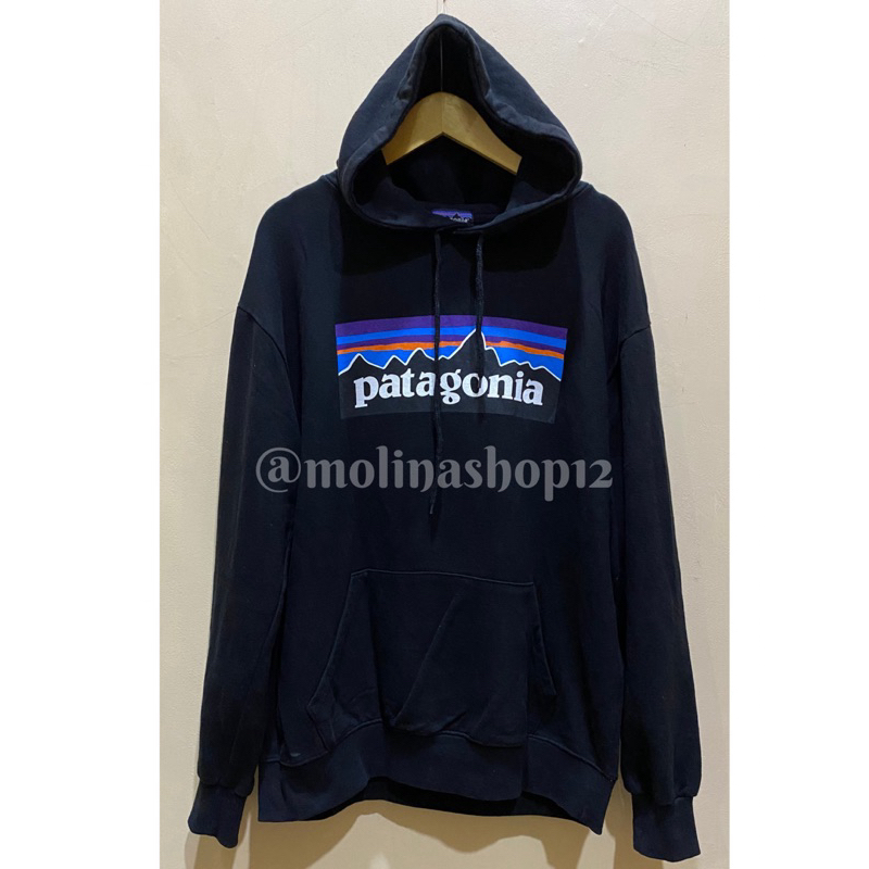 Patagonia Hoodie Hitam ORIGINAL 100%