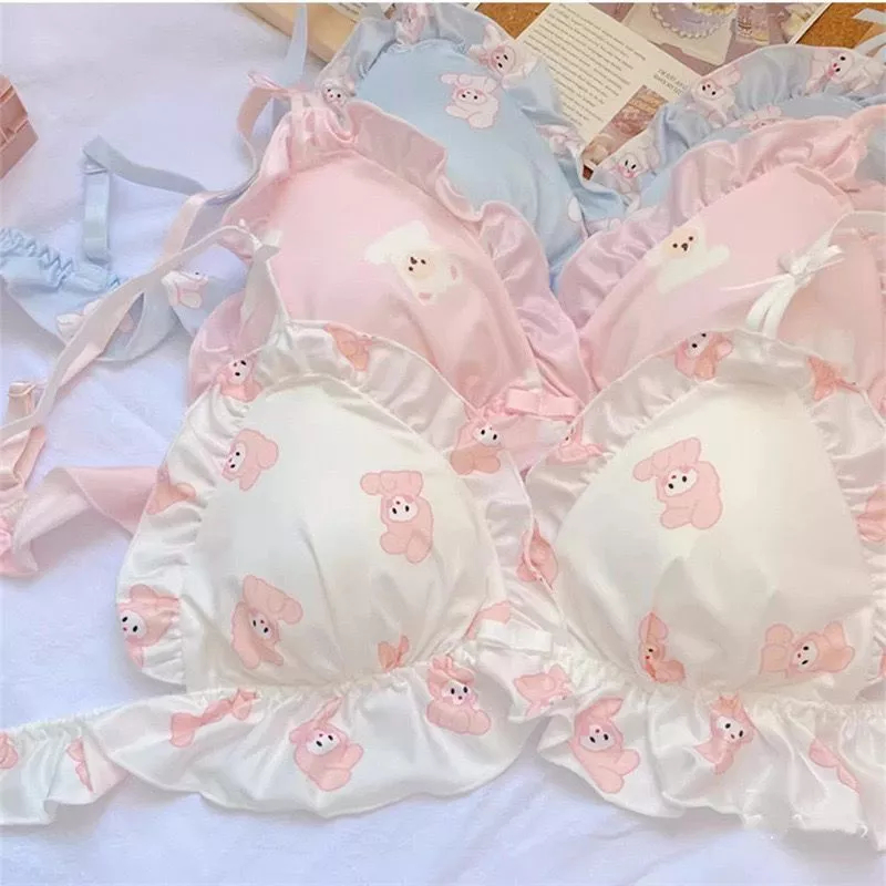 Jasmine 016 Bra BH Set Melody Cutie Lingerie Premium Nyaman Set Lingerie Bralette dan Celana Dalam M