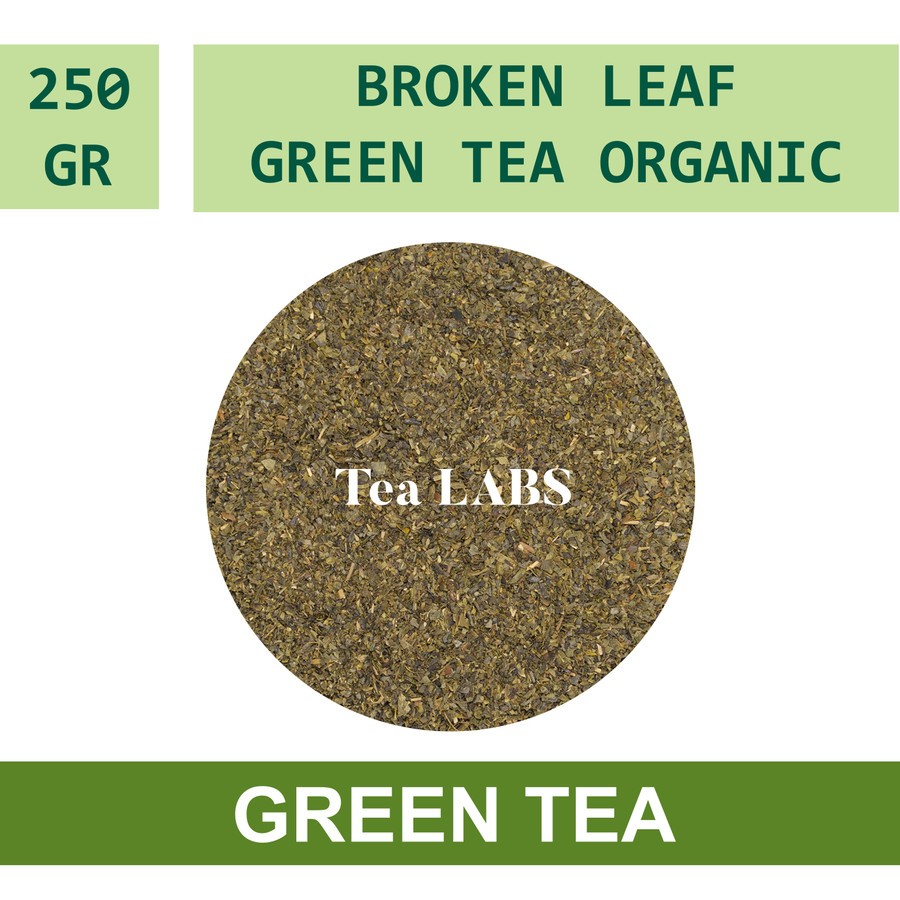 

Broken Leaf Green Tea Organic / Teh Hijau Indonesia 250 GRAM