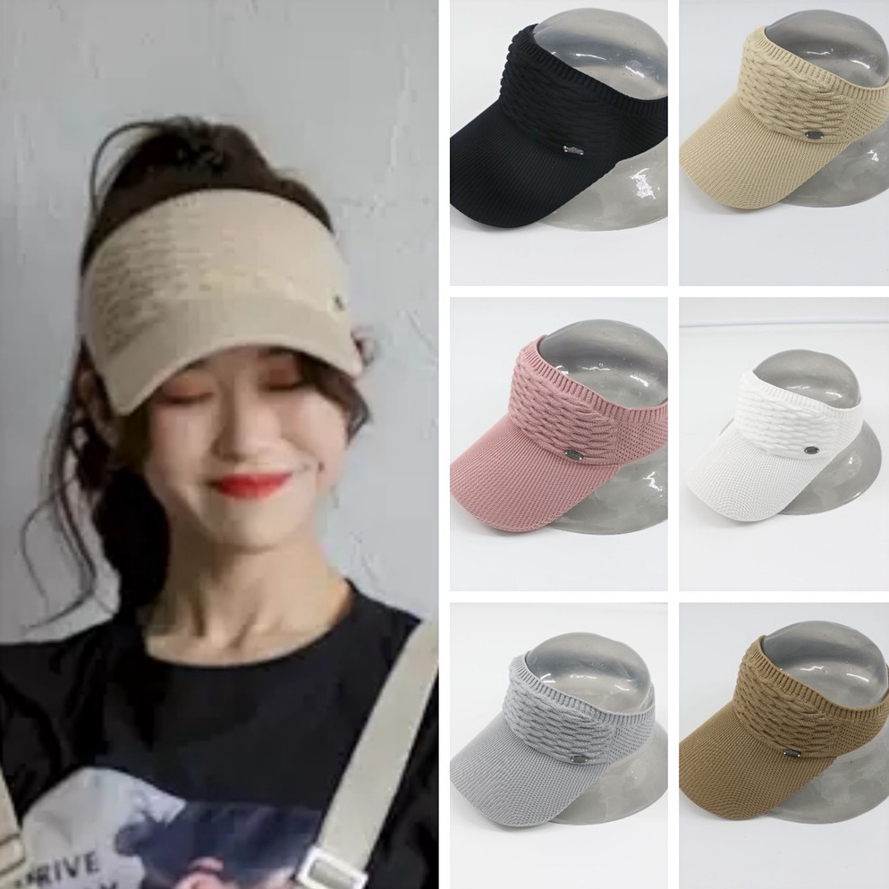 Promo Sekarang Topi Fashion Baseball Kosong Bahan Rajut Warna Polos untuk Pria Dan Wanita  Topi Raju