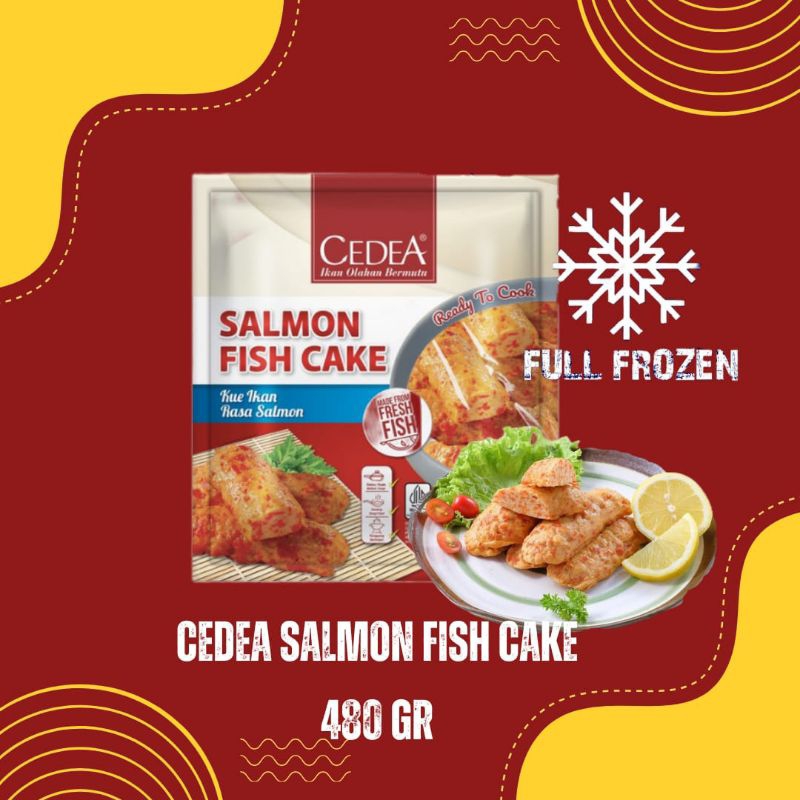 

Cedea Salmon Fish Cake Full Frozen 480 GR