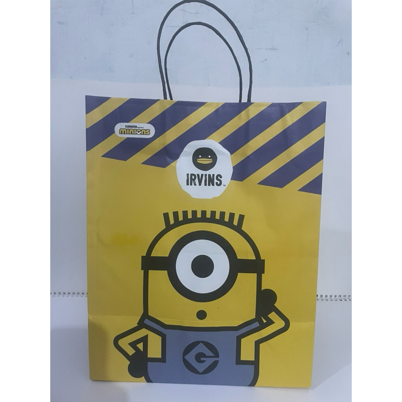 

PAPER BAG IRVINS SINGAPORE EDISI MINION